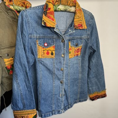 Veste upcyclée 26-6  Taille 42