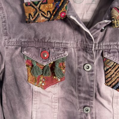 Veste upcyclée 26-5  Taille M