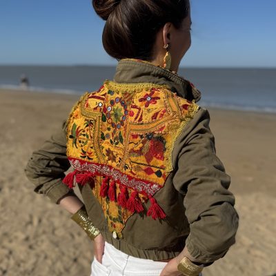 Veste upcyclée 26-2  Taille L